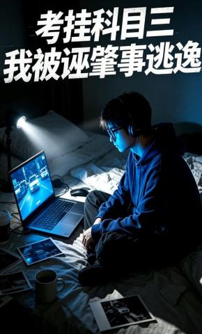 短剧《考挂科目三我被诬肇事逃逸》海报
