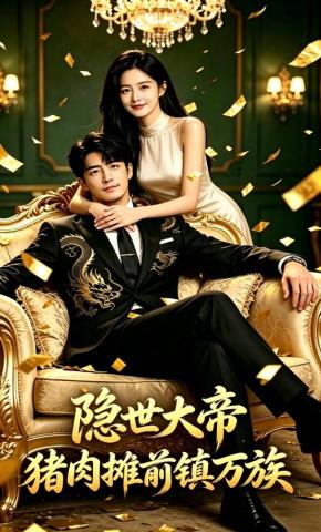 短剧《隐世大帝：猪肉摊前镇万族》海报
