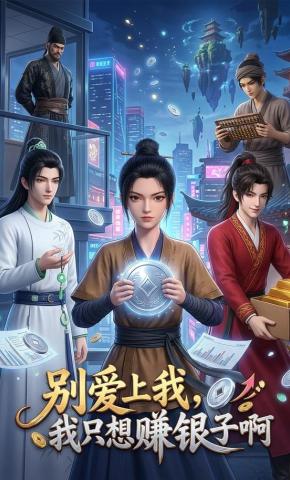 短剧《别爱上我，我只想赚银子啊》海报