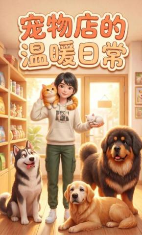 短剧《宠物店的温暖日常》海报