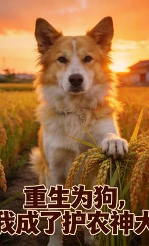 短剧《重生为狗，我成了护农神犬》海报