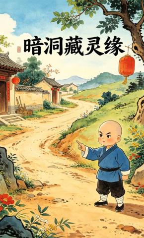 短剧《暗洞藏灵缘》海报