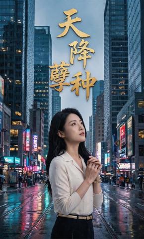 短剧《天降孽种》海报