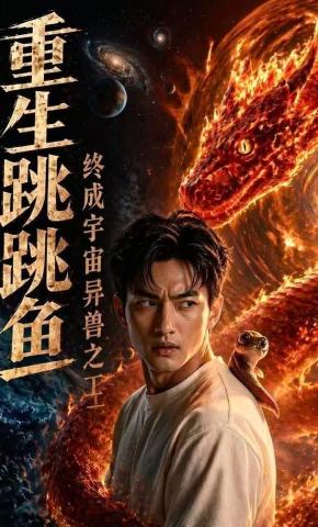 短剧《重生跳跳鱼，终成宇宙异兽之王》海报