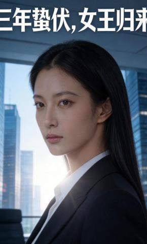 短剧《三年蛰伏，女王归来》海报