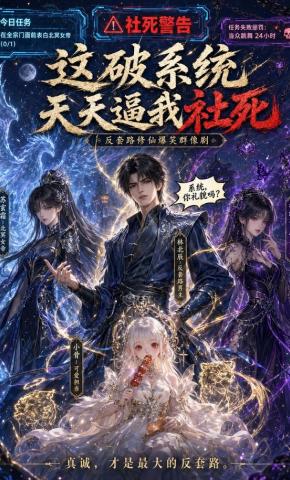 短剧《这破系统天天逼我社死》海报