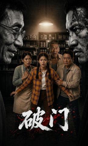 短剧《破门》海报