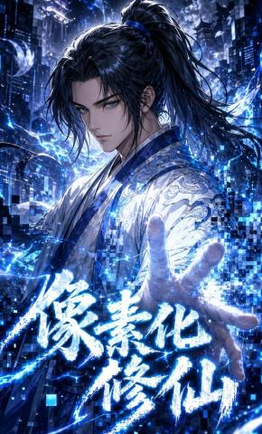 短剧《像素化修仙》海报