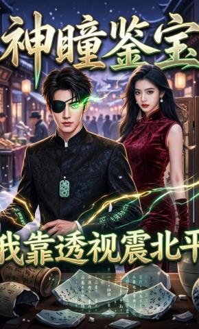 短剧《神瞳鉴宝：我靠透视震北平》海报