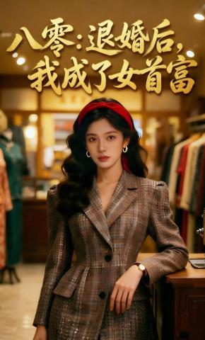 短剧《八零：退婚后，我成了女首富》海报