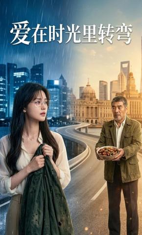 短剧《爱在时光里转弯》海报
