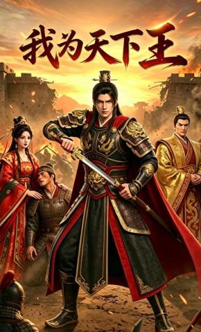 短剧《我为天下王》海报