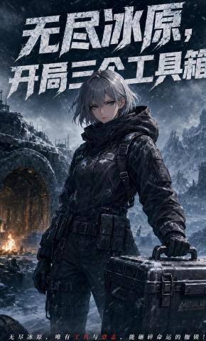 短剧《无尽冰原，开局三个工具箱》海报