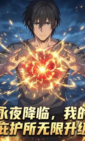 短剧《永夜降临，我的庇护所无限升级》海报