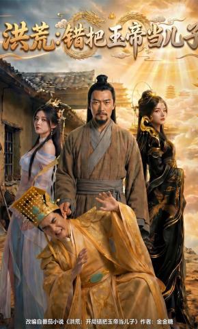 短剧《洪荒：错把玉帝当儿子》海报