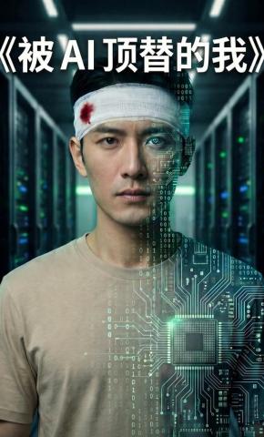 短剧《被AI顶替的我》海报