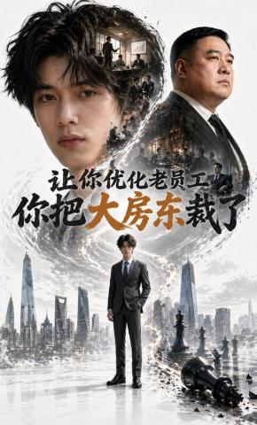 短剧《让你优化老员工，你把大房东裁了》海报