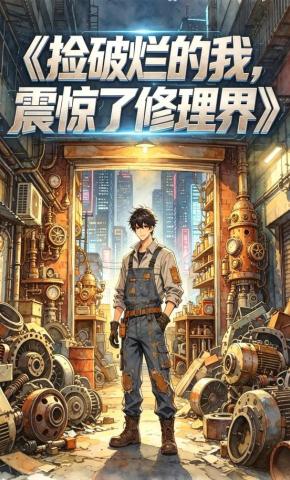 短剧《捡破烂的我，震惊了修理界》海报