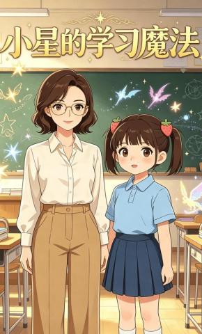 短剧《小星的学习魔法》海报
