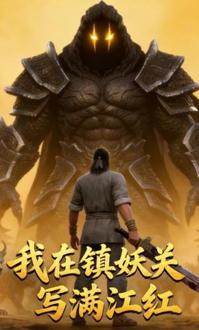 短剧《我在镇妖关写满江红》海报