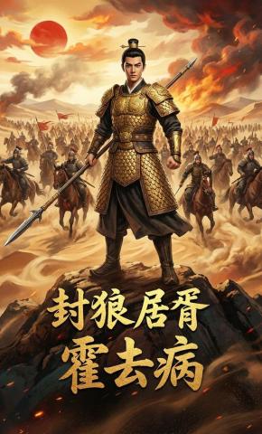 短剧《封狼居胥;霍去病》海报