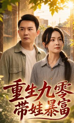 短剧《重生九零带娃暴富》海报