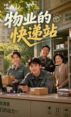 短剧《物业的快递站》海报