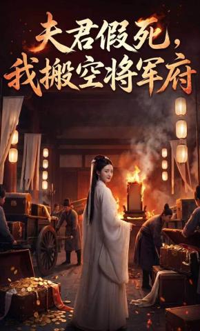 短剧《夫君假死，我搬空将军府》海报