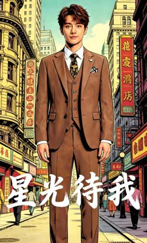 短剧《星光待我》海报