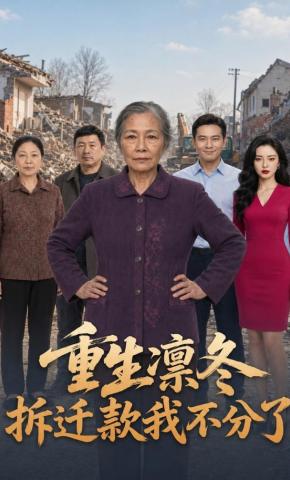 短剧《重生凛冬，拆迁款我不分了》海报