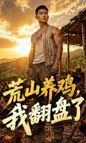 短剧《荒山养鸡，我翻盘了》海报
