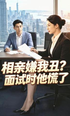 短剧《相亲嫌我丑？面试时他慌了》海报
