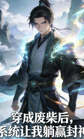 短剧《穿成废柴后，系统让我躺赢封神》海报