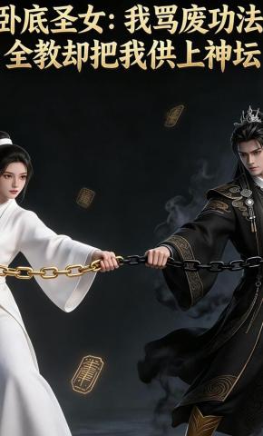 短剧《卧底圣女：我骂废功法，全教却把我供上神坛》海报