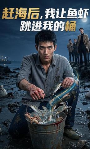短剧《赶海后，我让鱼虾跳进我的桶》海报