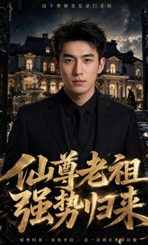 短剧《仙尊老祖，强势归来》海报