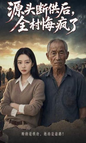 短剧《源头断供后，全村悔疯了》海报