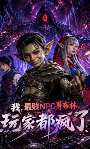 短剧《我，最贱NPC哥布林，玩家都疯了》海报