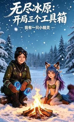 短剧《无尽冰原：开局三个工具箱我有一只小精灵》海报