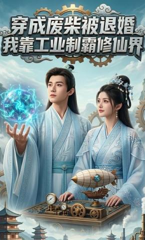短剧《穿成废柴被退婚，我靠工业制霸修仙界》海报