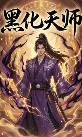 短剧《黑化天师》海报