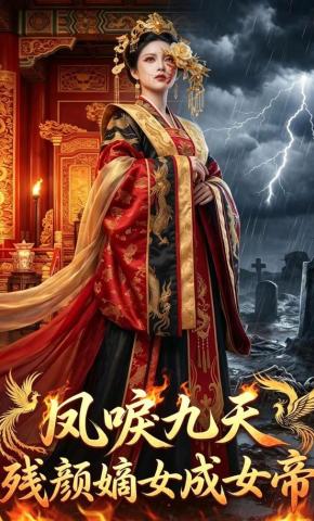 短剧《凤唳九天，残颜嫡女成女帝》海报