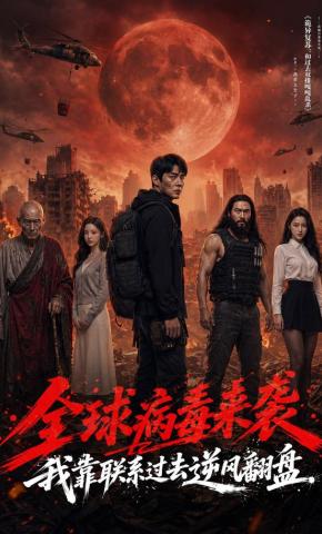 短剧《全球病毒来袭我靠联系过去逆风翻盘》海报
