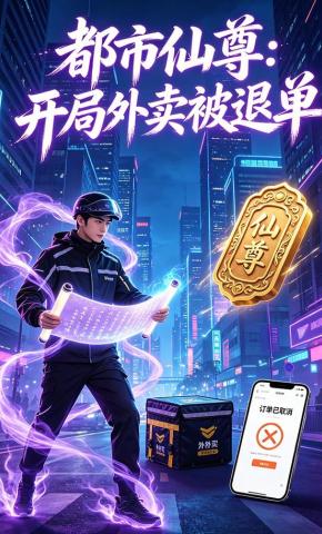 短剧《都市仙尊：开局外卖被退单》海报