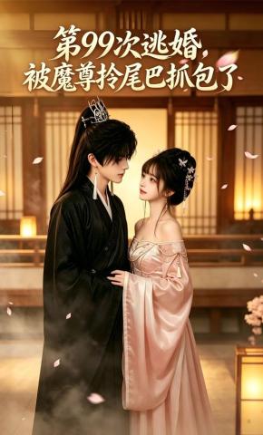 短剧《第99次逃婚，被魔尊拎尾巴抓包了》海报
