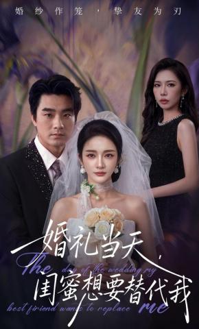 短剧《婚礼当天，闺蜜想要替代我》海报
