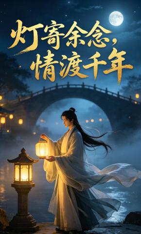 短剧《灯寄余念，情渡千年》海报