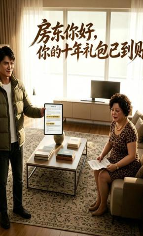 短剧《房东你好，你的十年礼包已到账》海报