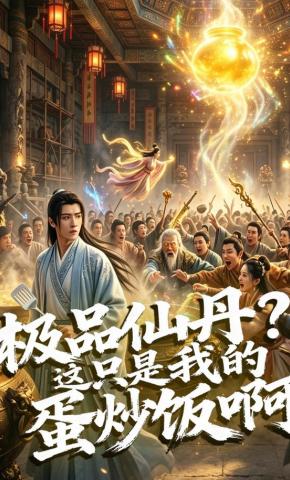 短剧《极品仙丹？这只是我的蛋炒饭啊》海报