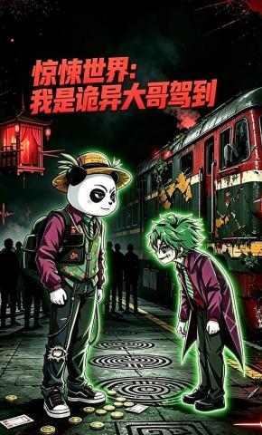 短剧《惊悚世界：我是诡异大哥驾到》海报